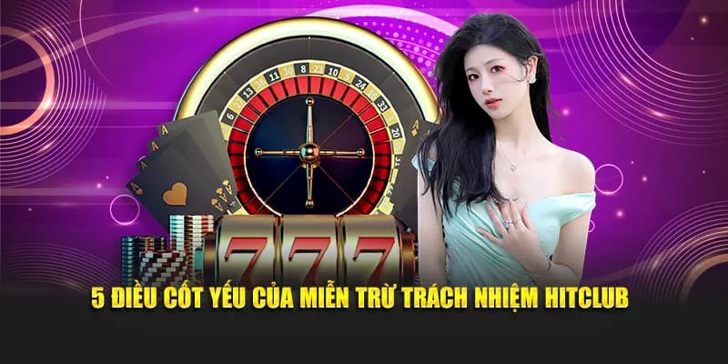 Các nội dung chính trong chính sách miễn trách nhiệm