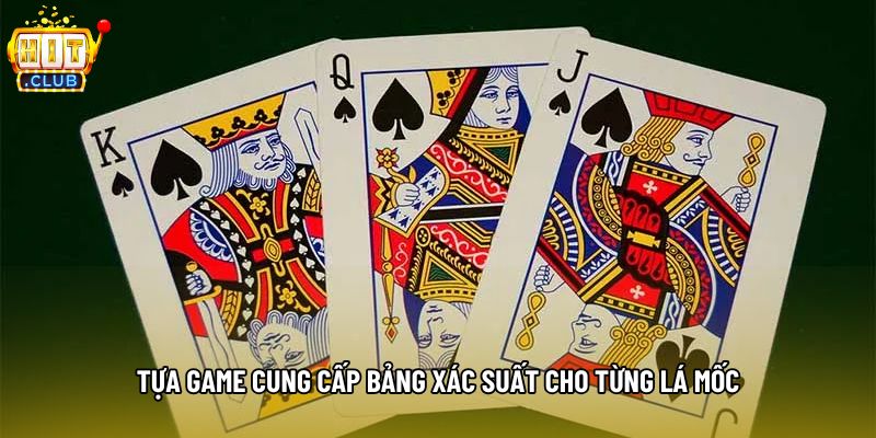 Tựa game cung cấp bảng xác suất cho từng lá mốc