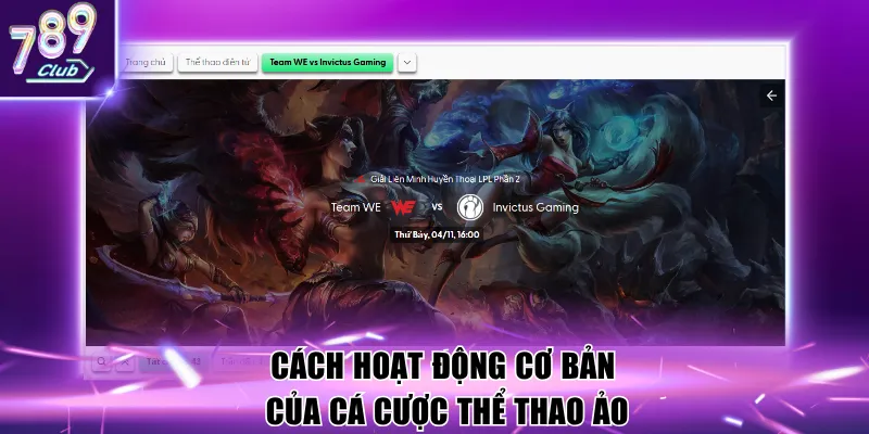 Cách hoạt động cơ bản của cá cược thể thao ảo