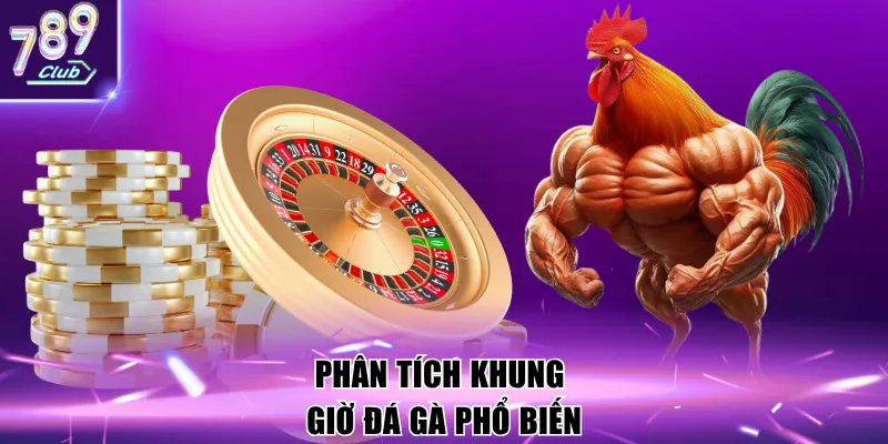 Phân tích khung giờ đá gà phổ biến